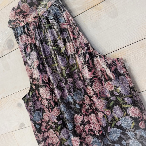 J. Crew Metallic floral jacquard Halter ❤️ - Picture 4 of 7